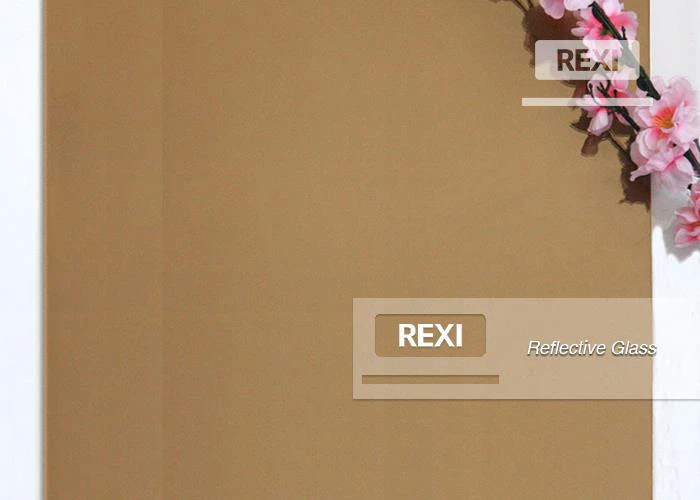 ブロンズ反射ガラス